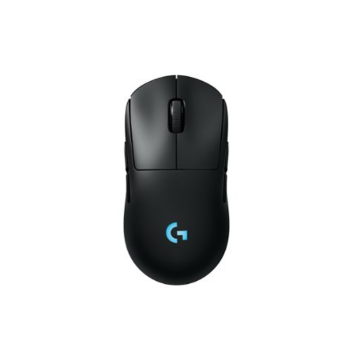 Logitech - PRO 2 LIGHTSPEED Lightweight Optical HERO 44K DPI Gaming Mouse with 4 Customizable and Switchable Magnetic Side Buttons - Wireless - Black