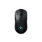 Logitech - PRO 2 LIGHTSPEED Lightweight Optical HERO 44K DPI Gaming Mouse with 4 Customizable and Switchable Magnetic Side Buttons - Wireless - Black-Front_Standard