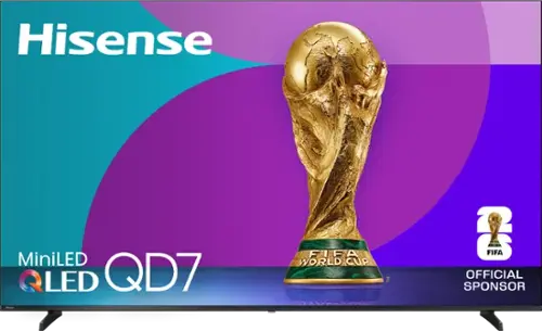 Hisense MiniLED QLED QD7 - FIFA WORLD CUP™ OFFICIAL SPONSOR