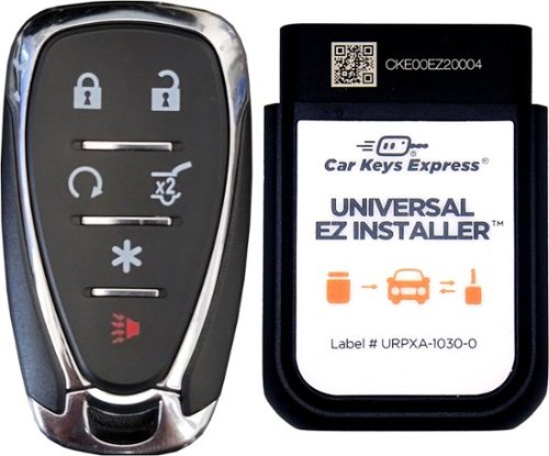 Car Keys Express - GM Simple Key - 6 Button Smart Key Remote and programming device - Black
