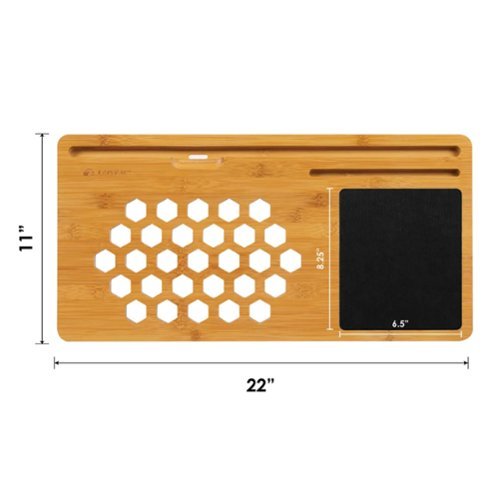 LapGear Bamboo Pro Lap Board for 17.3 Laptop - Natural WHERE TO BUY