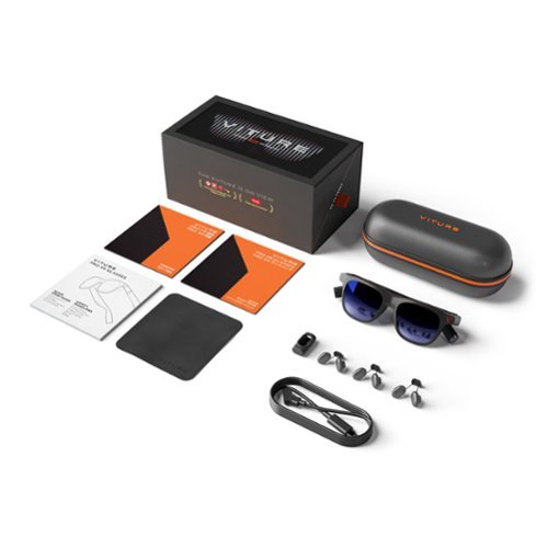 Viture Pro XR Glasses, 135 FHD Display, 120Hz, Harman Sound, for iPhone 15/16/Android/Steam/Gaming Consoles/Switch/Mac/PC - Black BUY IN DUBAI