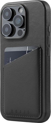 Mujjo Apple iPhone 16 Pro Wallet Leather Case Black MUJJO-CL
