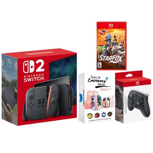 Switch 2 Console with Star Fox Game, Pro Controller and