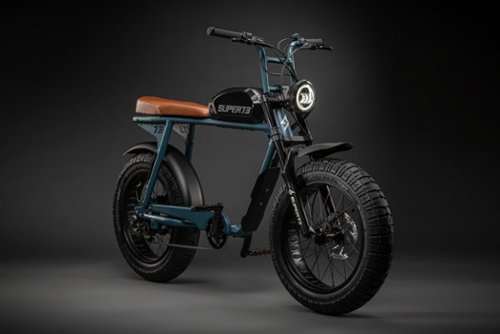 Super73 - S2 Electric Motorbike w/ 75+ mile max operating range & 28+ mph max speed - Hudson Blue-Front_Standard 