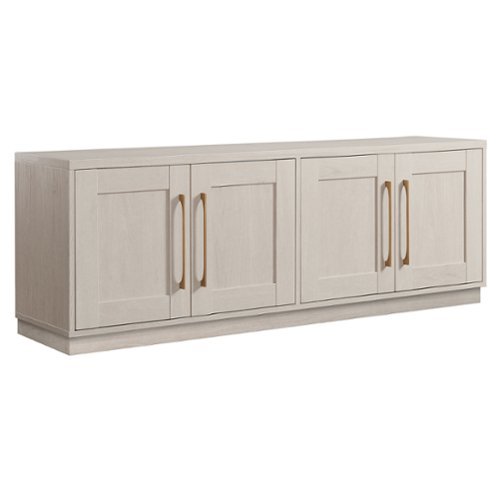 Camden&Wells - Cove TV Stand for Most TVs up to 75" - White Wash