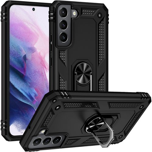 SaharaCase Military Kickstand Series Case for Samsung Galaxy S22 - Black GLOBAL SHIPPING