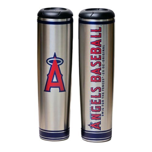 Dugout Mugs - Los Angeles Angels 20oz. Metal Bat Tumbler - Multicolor-Front_Standard 