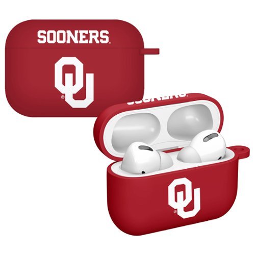 Affinity Bands - Oklahoma Sooners AirPods Pro Silicone Case Cover - Crimson-Front_Standard 