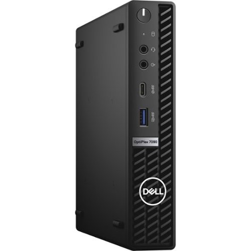 Dell - OptiPlex 7000 Desktop - Intel i7-11700T - 16 GB Memory - 512 GB SSD - Black-Front_Standard 