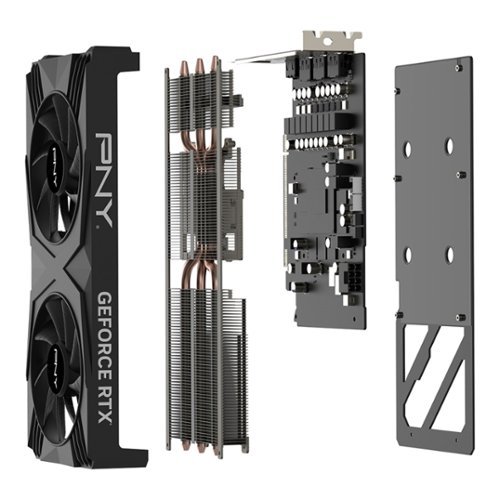 PNY NVIDIA GeForce RTX 4060 Ti 16GB GDDR6 PCIe Gen 4 x16 Graphics Card with Dual Fan - Black BUY IN MIDDLE EAST