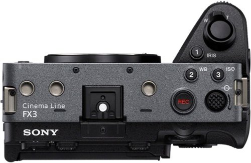 Sony  FX3 Cinema Line Full-frame Camera - Black GLOBAL SHIPPING