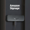 Amazon - Signage Stick – Pro 4K Signage – 16GB - Designed for Businesses, Easy Setup w/ free Mobile App/CMS Compatibility - Black-Front_Standard