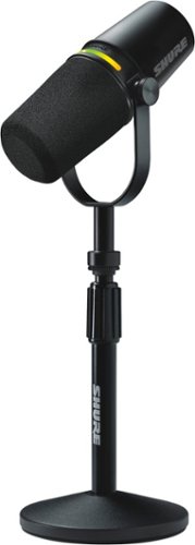 Shure MV7+ USB-C/XLR Dynamic Podcast Microphone Bundle w/Desktop Stand - Black WORLDWIDE DELIVERY