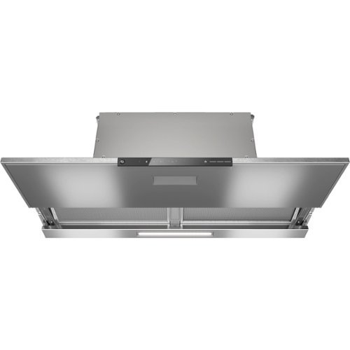 Miele - 34 inches - Convertible - Under cabinet Range Hood - Stainless Steel-Front_Standard 