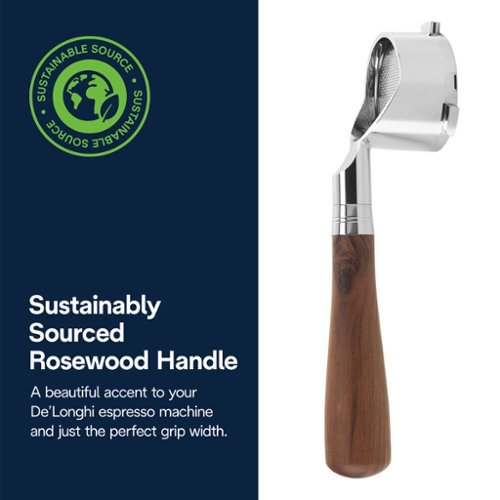 De'Longhi - Rosewood Bottomless Portafilter - Stainless Steel