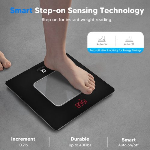 Arboleaf  weight Scale, Accurate Measurements, LED Display - Black WHERE TO BUY