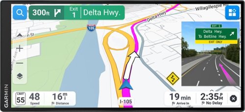 Garmin - Drive - 8.8" Automotive GPS with Maps for North America - Black