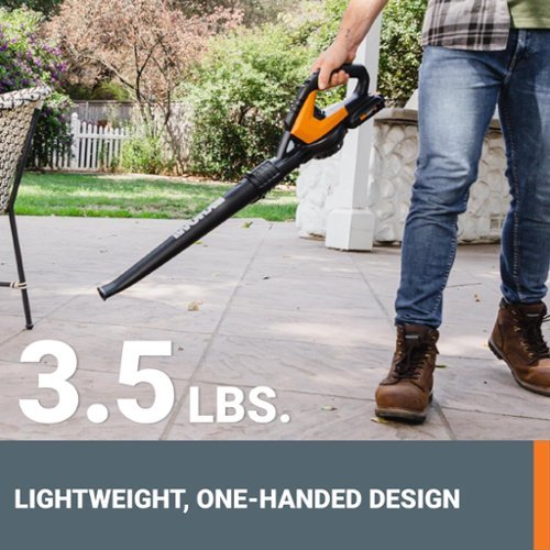 WORX WG545.1 20V AIR 120 MPH Cordless Handheld Blower (1 x 2.0 Ah