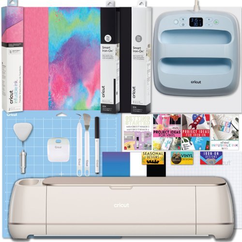 Cricut - Maker 4 and Easy Press 3 Machine Combo with HTV Materials Bundle-Front_Standard 