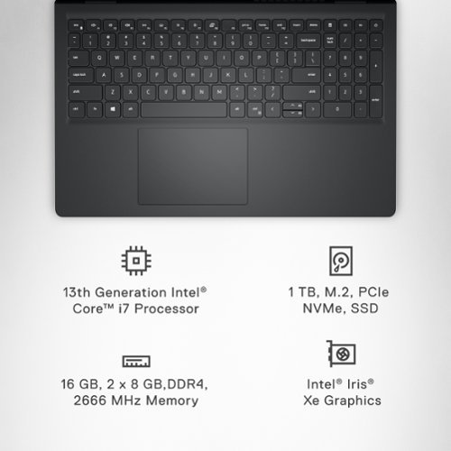 Dell Inspiron - 15.6 2K Touchscreen Laptop - Intel Core i7 1355U 2023 - 16GB Memory - 1TB Storage - Carbon Black HOW TO BUY