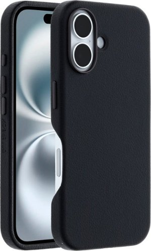OtterBox Symmetry Cactus Leather Series Hard Shell for MagSafe for Apple iPhone 16 - Black WORLDWIDE DELIVERY