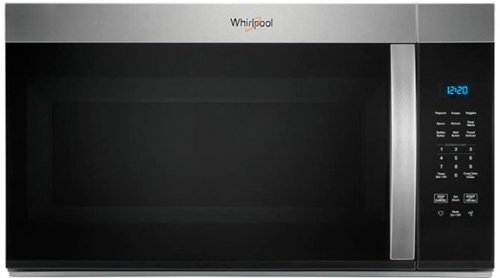 Whirlpool - 1.7 Cu. Ft. Over-the-Range Microwave with 1000-Watts Cooking Power - Stainless Steel