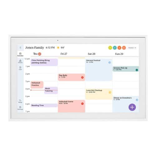 Skylight - Calendar: 15 Inch Touchscreen Smart Calendar and Chore Chart - White-Angle_Standard