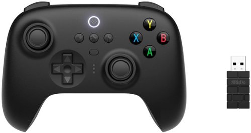 8BitDo - Ultimate 2.4G Wireless Controller with Dock and Hall Effect Joysticks - Black