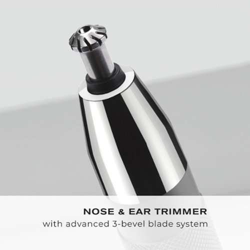 Conair Man Close Trim Precison Nose/Ear/Eyebrow Rechargeable Trimmer - Silver WORLDWIDE DELIVERY