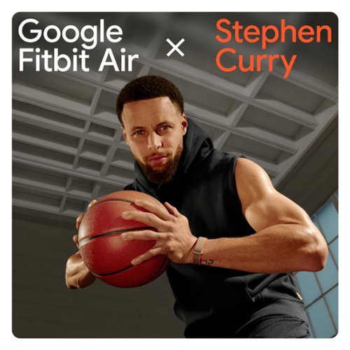 Google Fitbit Air - Special Edition Stephen Curry - Screenless Fitness and Health Tracking - Works with Android and iOS - Rye - (2026) WORLDWIDE DELIVERY