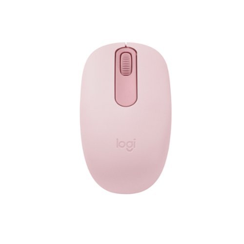 Logitech - M196 Lightweight Bluetooth Wireless Mouse Compact 3-Button Ambidextrous Mouse with Smooth Tracking - Rose