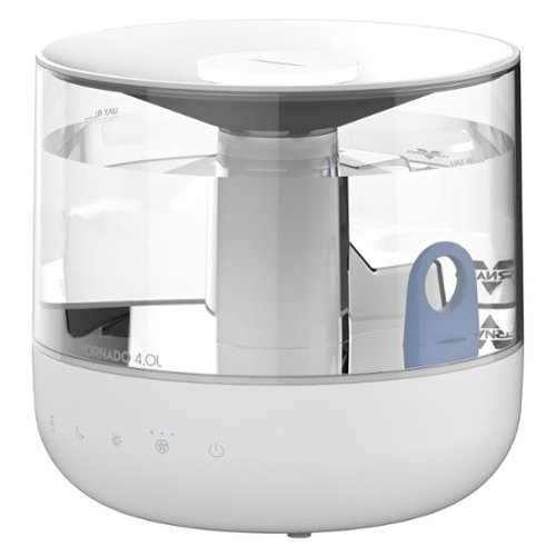 Vornado - MISTIC 4 Ultrasonic Humidifier, Top-Fill, Aromatherapy, Ambient Lighting - White