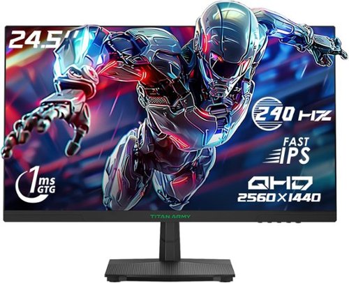 Titan-army - P2510S 24.5 Gaming Monitor, IPS 240Hz 2K QHD FreeSync 95% DCI-P3 126% sRGB with HDR10 (DisplayPort, HDMI) - 240Hz 24.5inch QHD