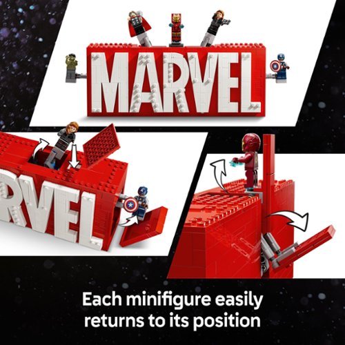 LEGO Marvel: MARVEL Logo & Minifigures Building Toy 76313 GLOBAL SHIPPING