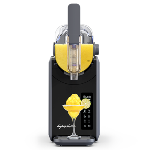 CyberChill Slushie Machine, 68 oz. Frozen Drink Maker with 24-Hour Delay Start, Cold Retention and 5 Presets - Dark Gray