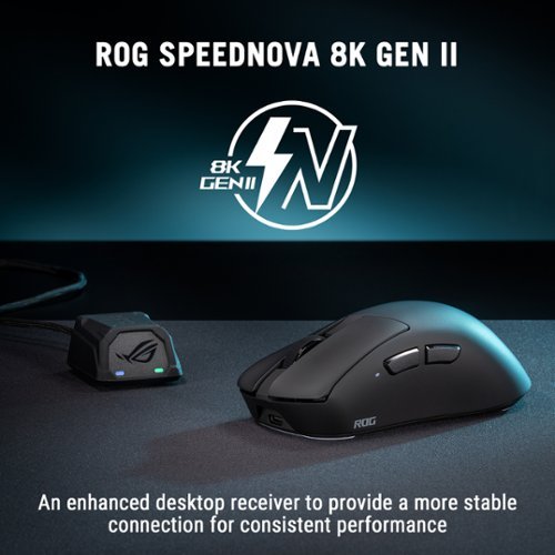 ASUS ROG Gladius IV Ultralight Optical Gaming Mouse with ROG SpeedNova Wireless Technology and Customizable Weight Tuning - Wireless - Black WORLDWIDE DELIVERY