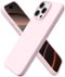 Ornarto - Designed for iPhone 16 Pro Max Case 6.9", Liquid Silicone Full Covered Protective Case - Chalk Pink-Front_Standard