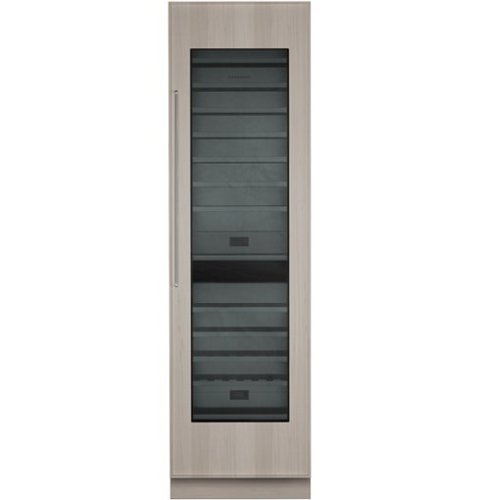 Monogram - 91-Bottle Built-In Dual Zone Wine Column Cooler with 13 Full Extension Shelves - Custom Panel Ready