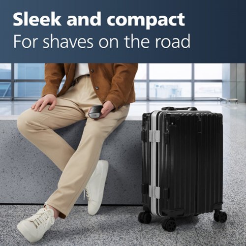 Philips Norelco Compact Rechargeable Wet & Dry Electric Shaver - Black BUY IN EUROPE