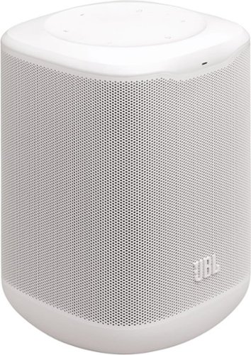 JBL - Compact Wi-Fi home speaker for easy whole-home listening - White