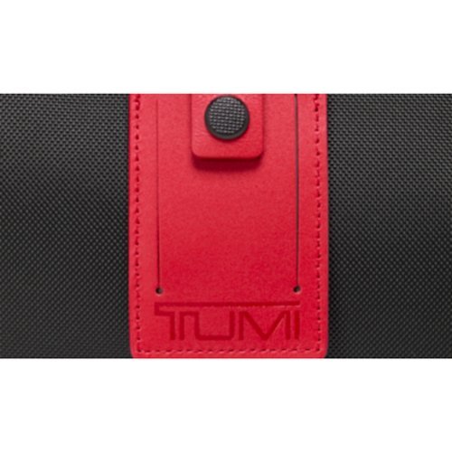 TUMI Alpha Brief Pack - Black / Red GLOBAL SHIPPING