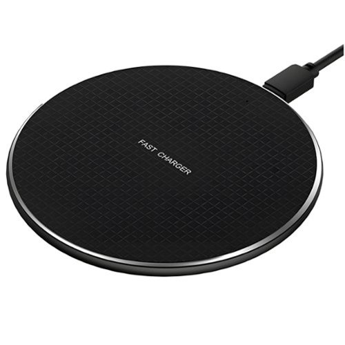 Kitcheniva - 20W Wireless Charger Fast Charge Pad For Samsung iPhone - Black-Front_Standard 