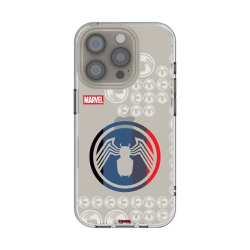 Keyscaper - Marvel Sigil Clear Phone Case - Apple iPhone 13 Mini - Venom-Front_Standard 