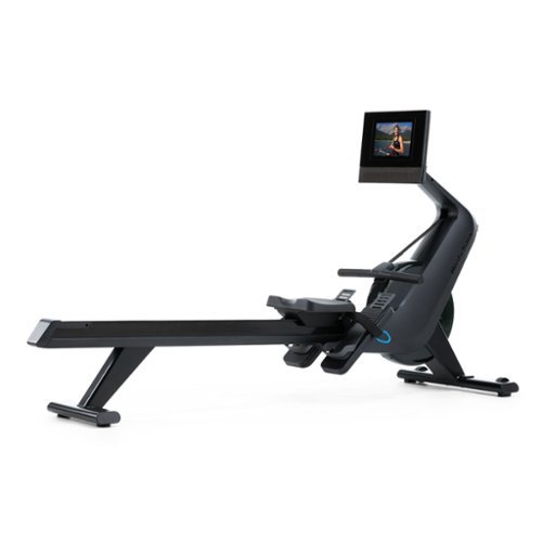 NordicTrack - RW700 Rower for Interactive, Full-Body Workouts - Black-Front_Standard 