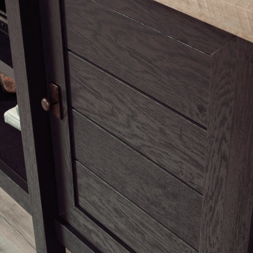 Sauder - Cottage Road 59" Credenza - Raven Oak-Angle_Standard 