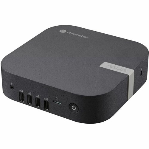 ASUS - Chromebox 5a CHROMEBOX5A-SC041UN Chromebox - Intel Celeron 7305 - 4 GB - 128 GB SSD - Mini PC - Eco Intel - Black-Front_Standard 