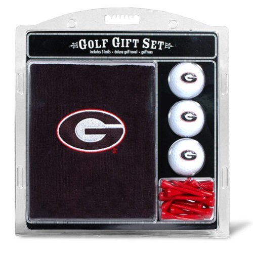 Team Golf - Georgia Bulldogs Embroidered Golf Gift Set - Multicolor-Front_Standard 