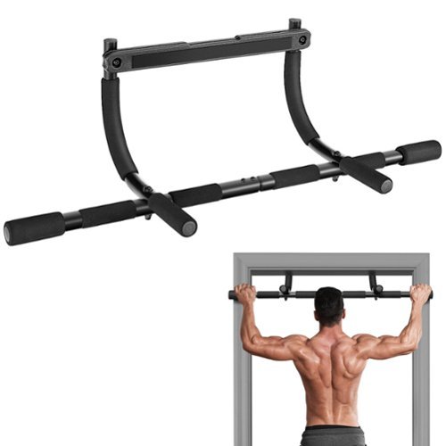 Costway - Multi-Grip Doorway Pull Up Bar with  Foam Grips Total Upper Body Workout Home Gym