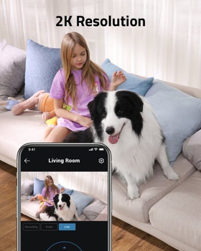 eufy Indoor Wired 2K PTZ Security Camera with AI Detection - White WORLDWIDE DELIVERY
